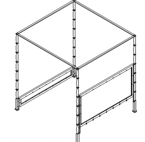 Metal Frame Headboard/ Footboard